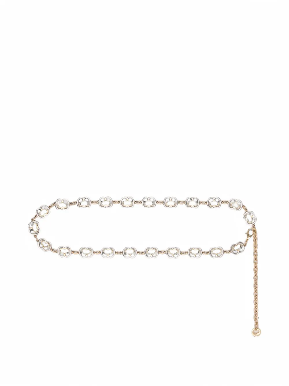 Maje chain belt with gold links golden/silver - Argento