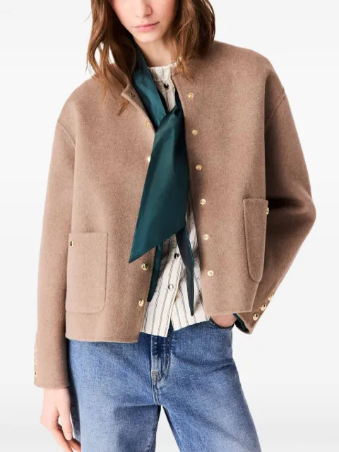 Maje short double-faced coat