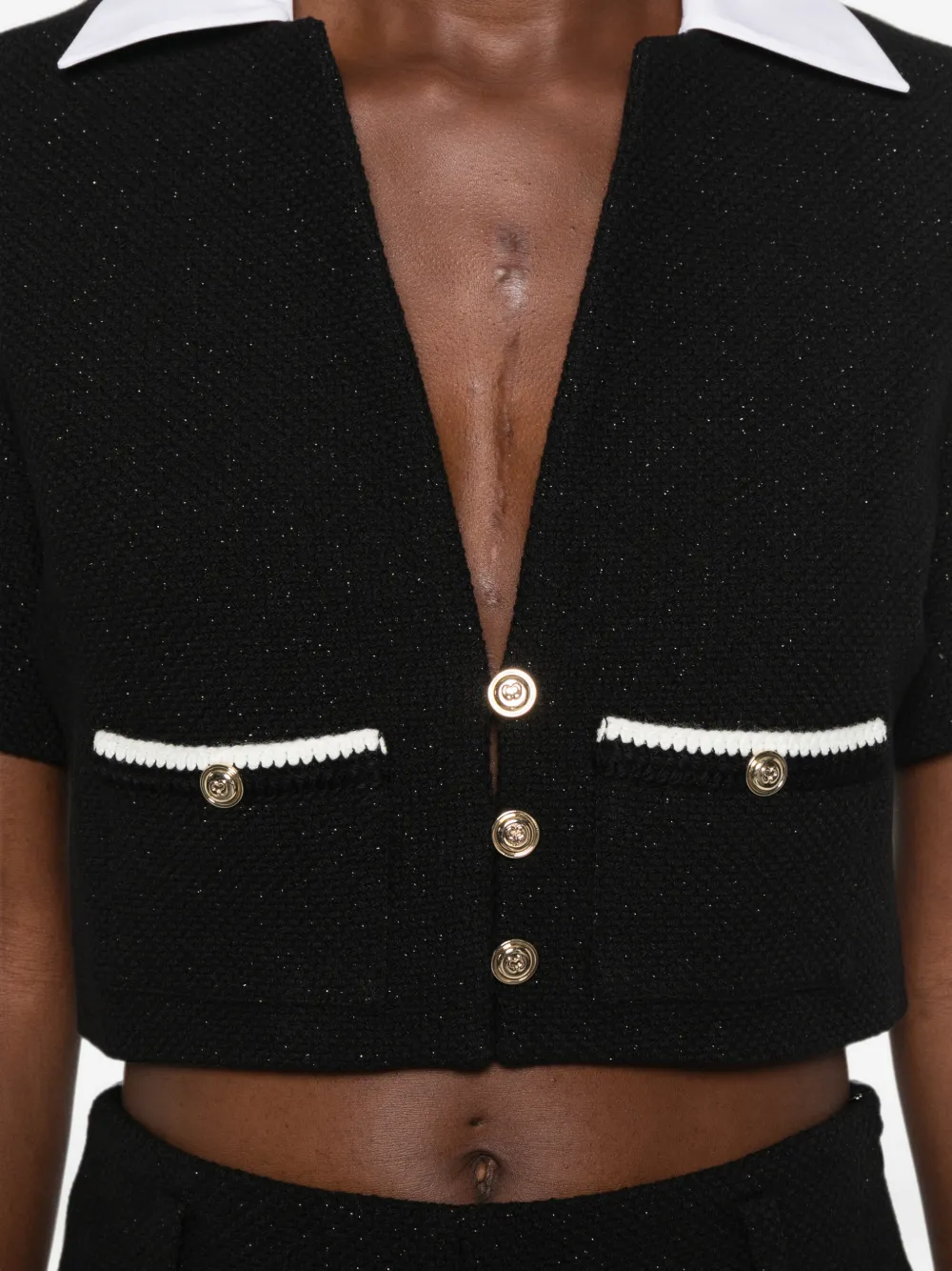 Maje Flared broek Zwart