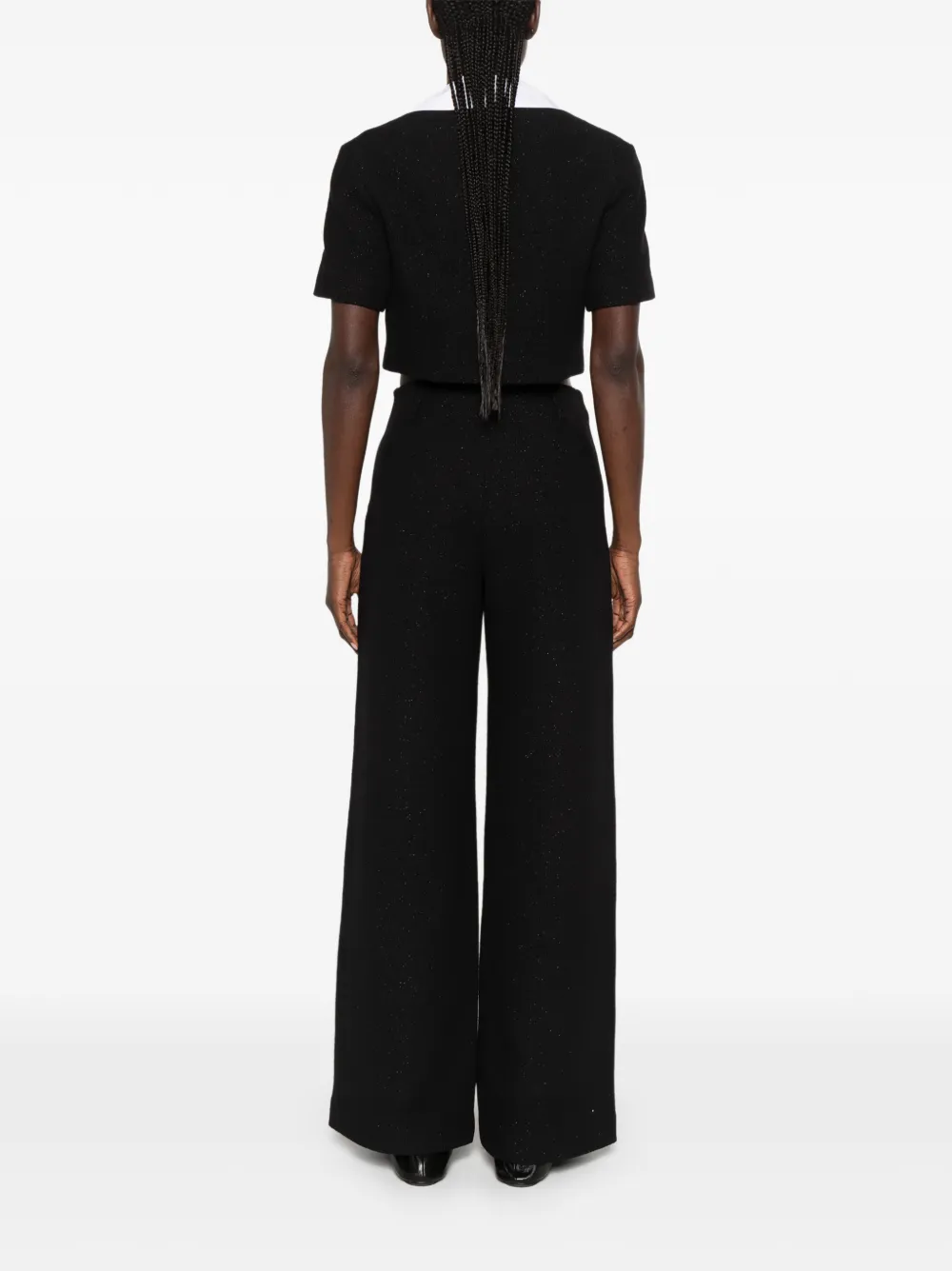 Maje Flared broek Zwart