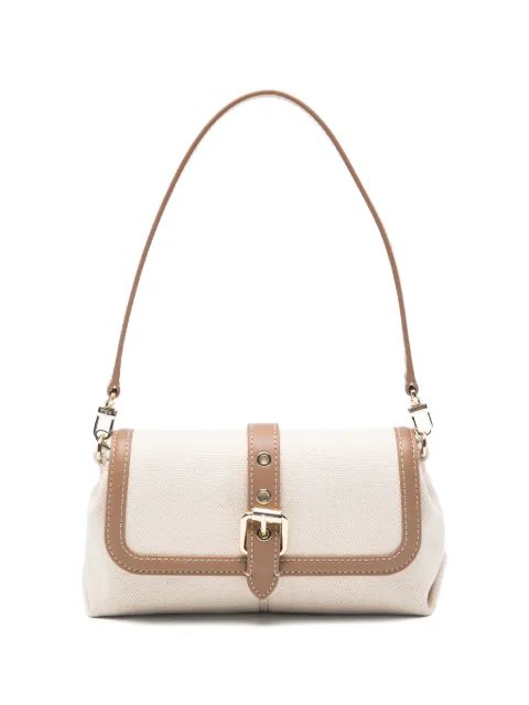 Maje Miss M Walk canvas & leather mix bag