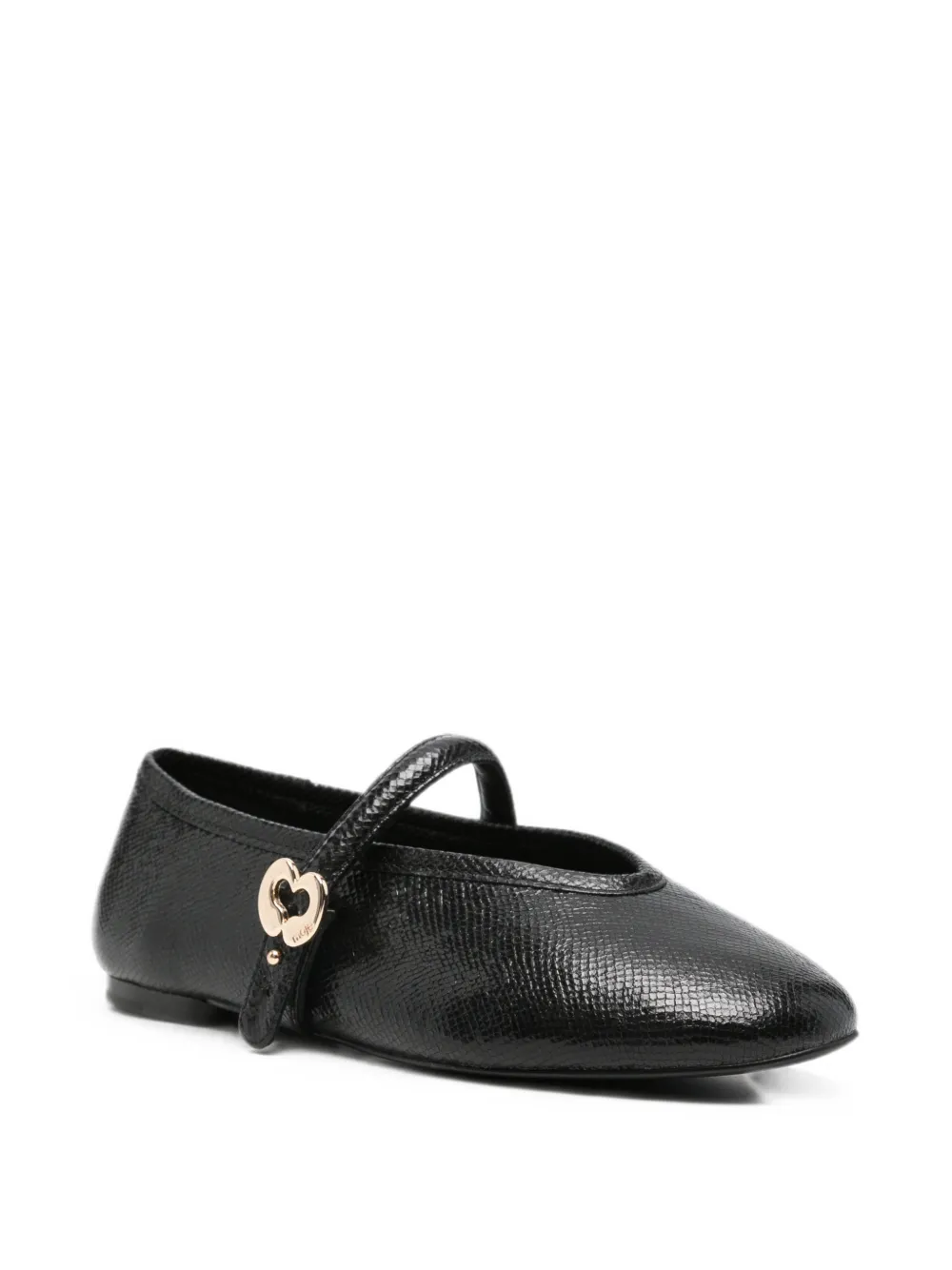 Maje Ballerina's met ronde neus Zwart