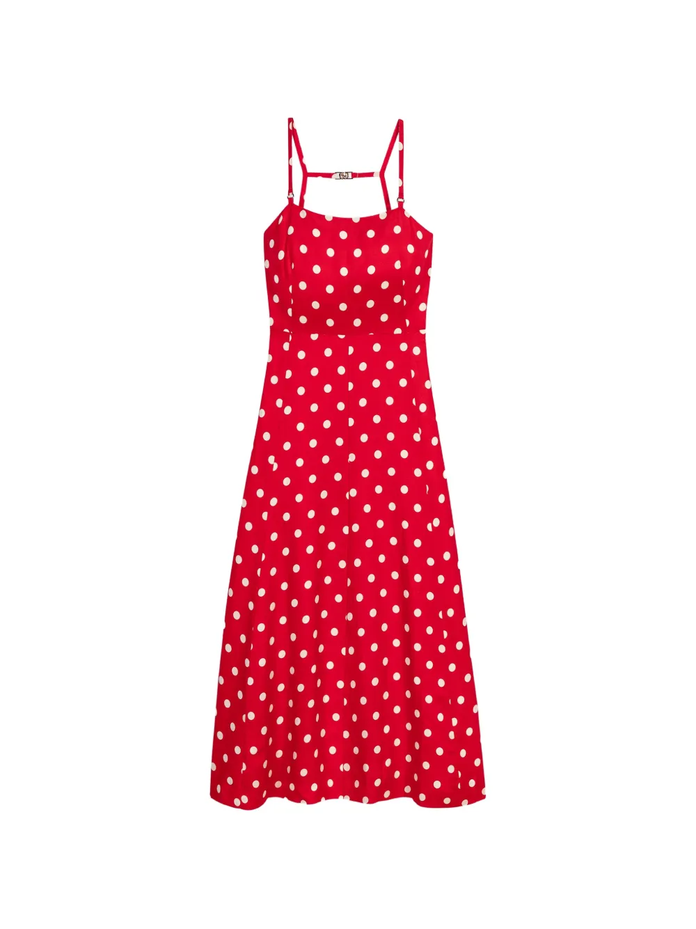 Maje polka-dot midi dress - Rot