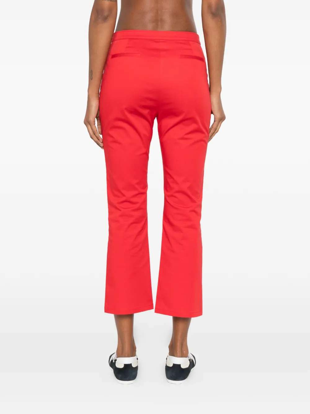 Maje Straight broek Rood