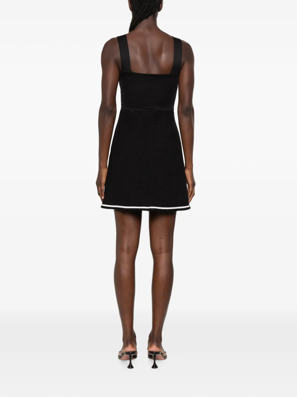 Maje Mouwloze maxi-jurk Zwart