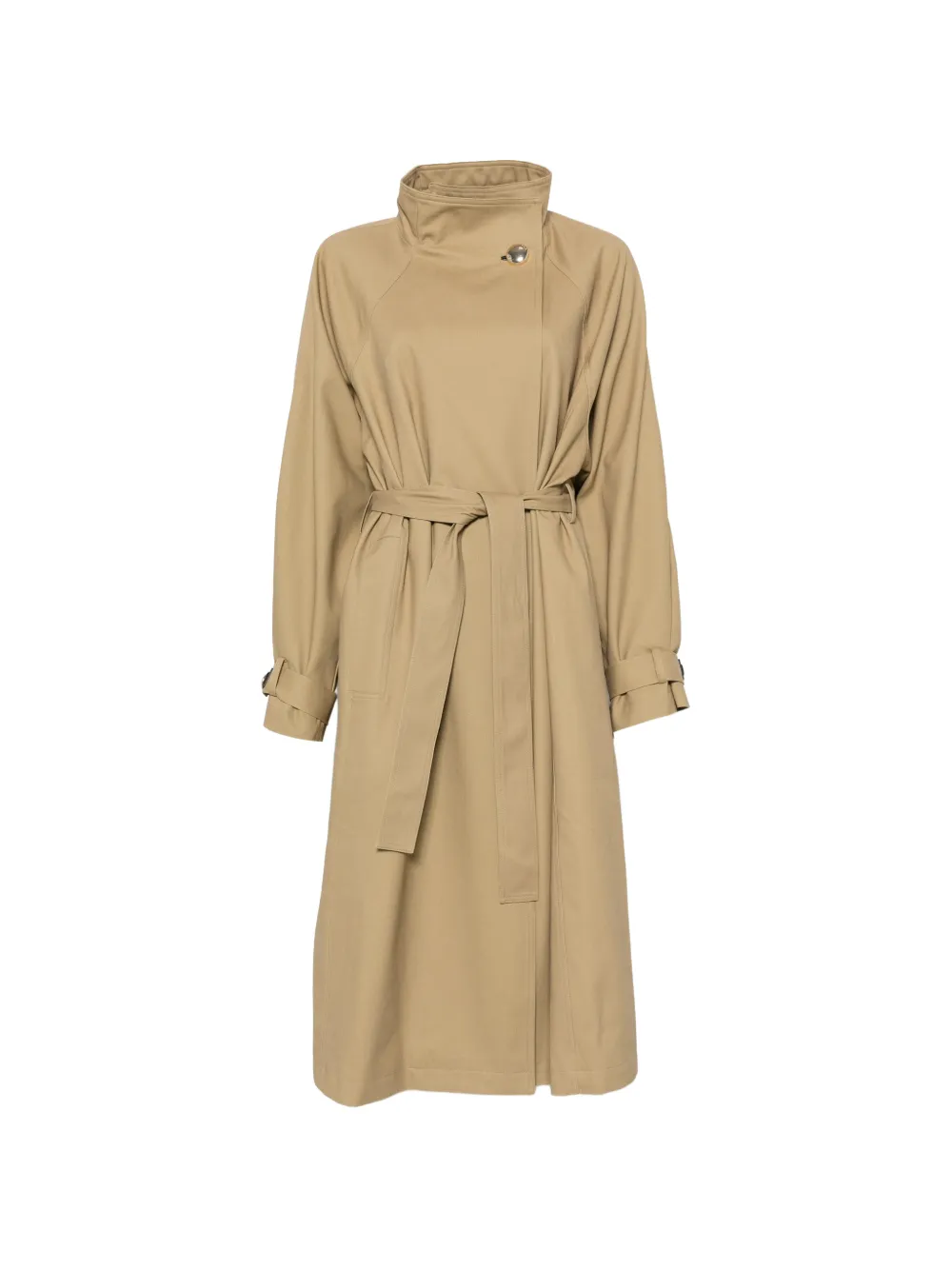 Maje Trenchcoat mit Gürtel - Nude