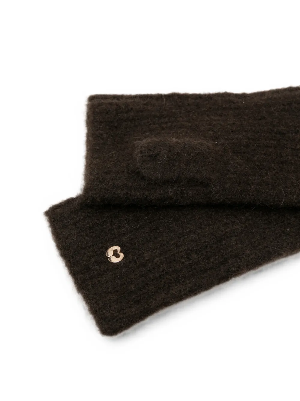 Maje Vingerloze handschoenen Bruin