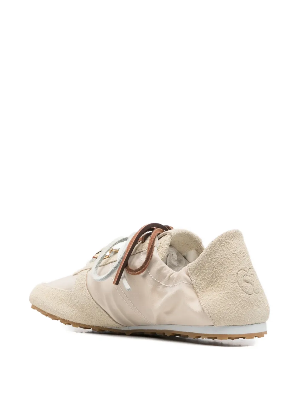 Maje Sneakers verfraaid met kralen Beige