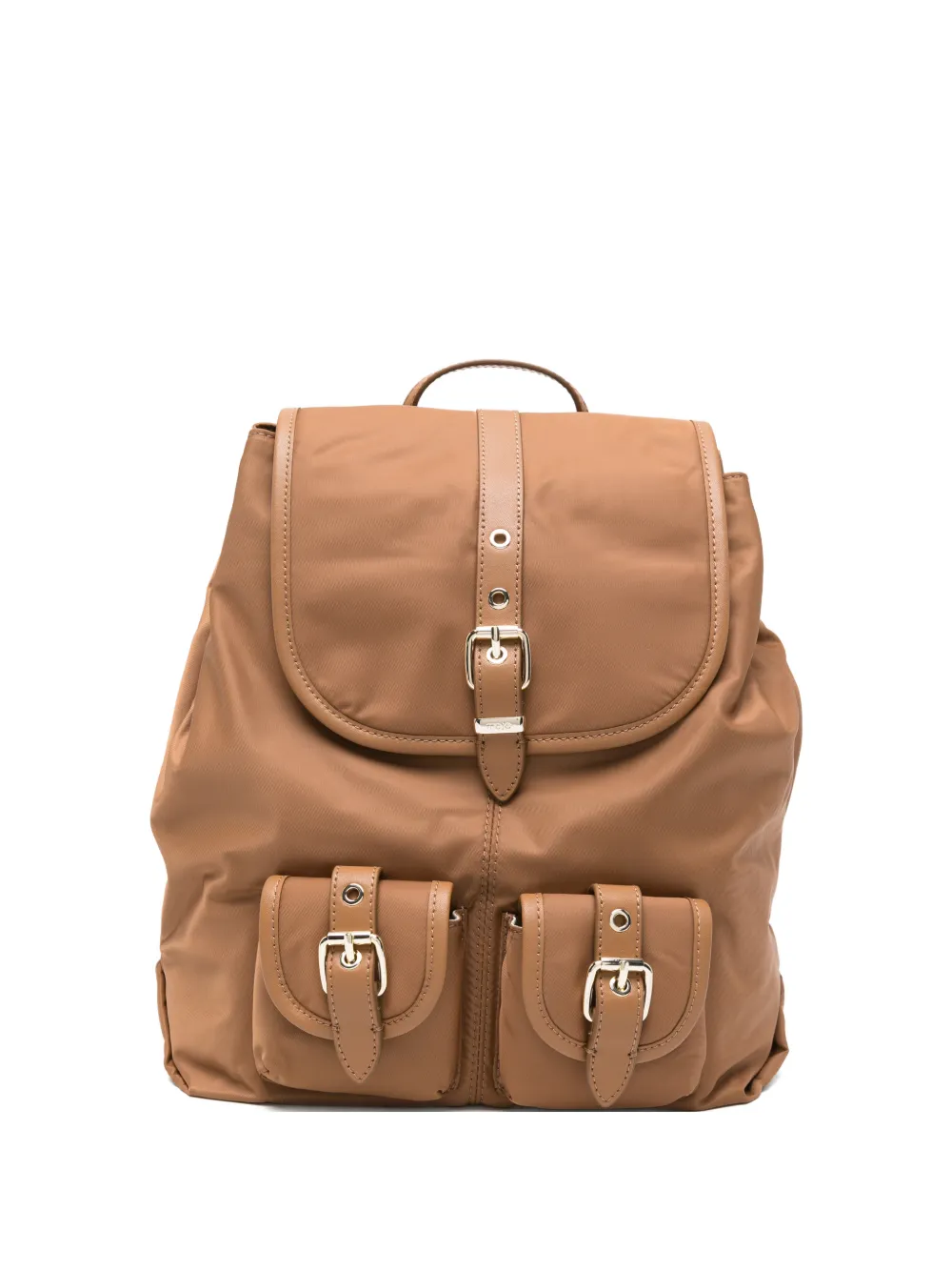 Maje buckle-detail backpack - Marrone