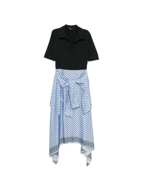 Maje floral-print asymmetric dress