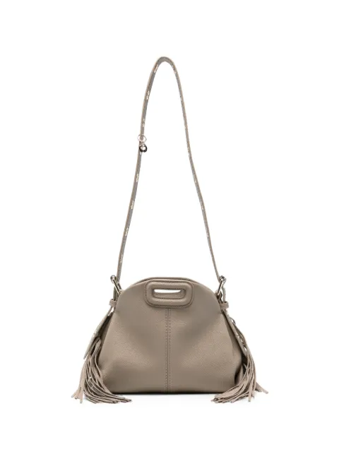 Maje bolsa de hombro Miss M mini de piel granulada