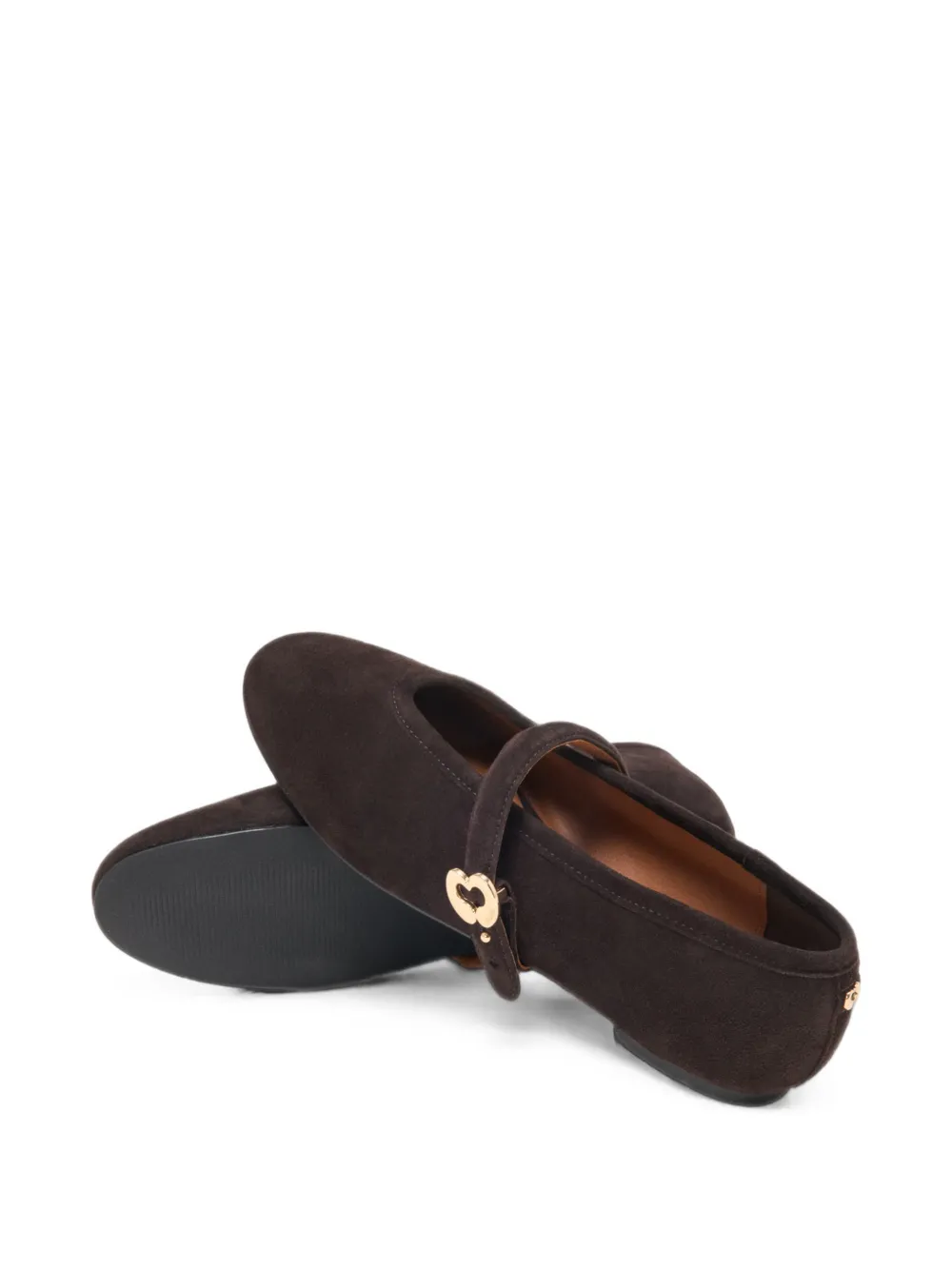 Maje suede ballet flats Bruin