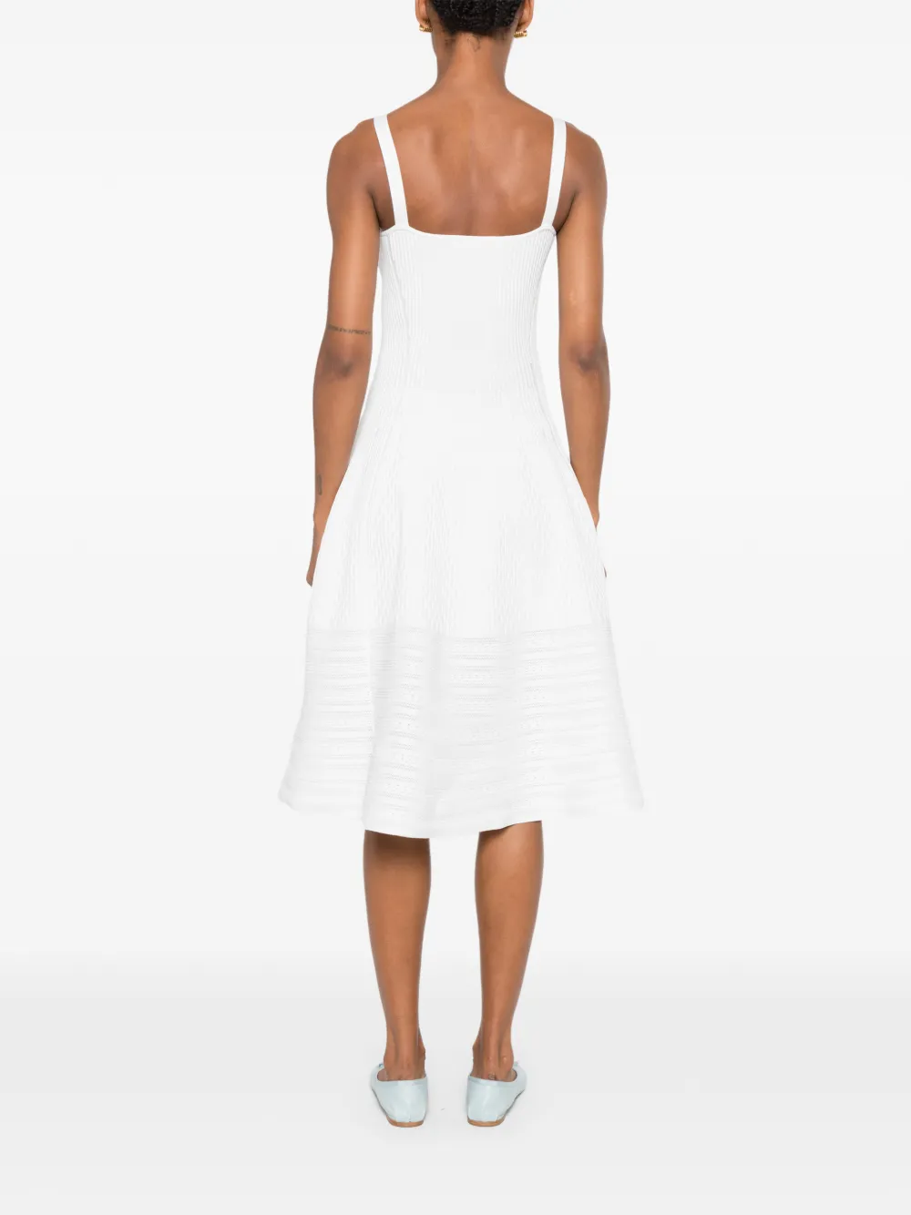 Maje Gebreide maxi-jurk Wit