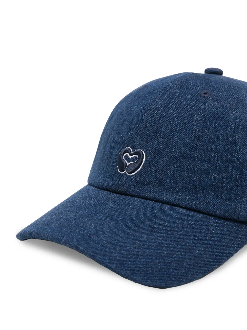 Maje Honkbalpet met geborduurd hart Blauw