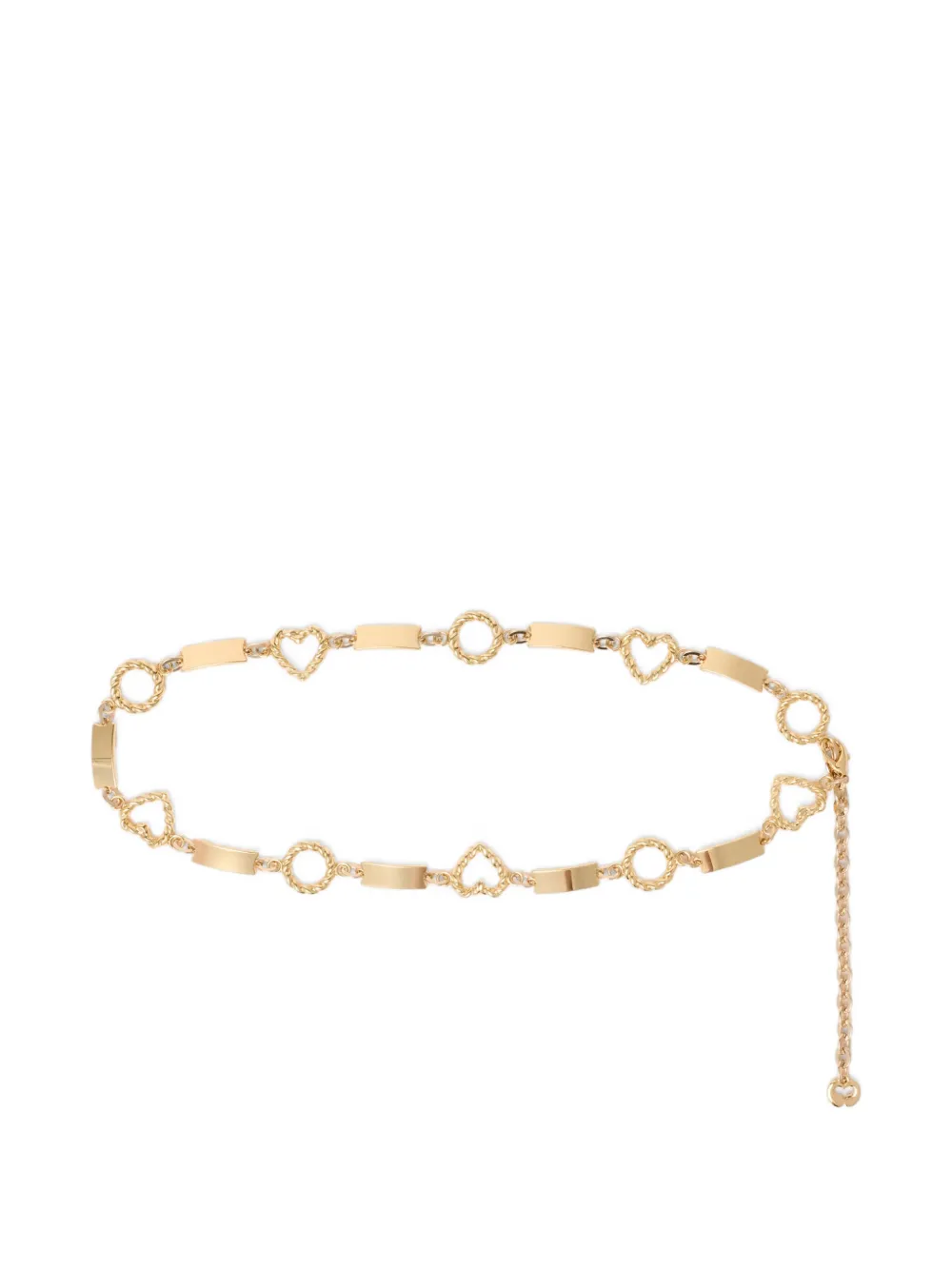 Maje heart-link chain belt - Oro