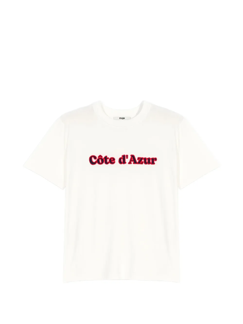 Maje short-sleeve T-shirt - Bianco
