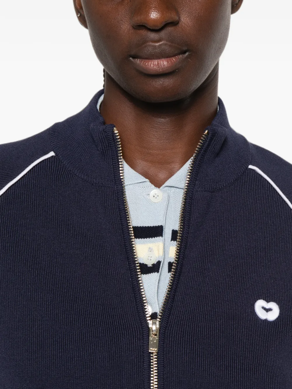 Maje Jack met rits Blauw