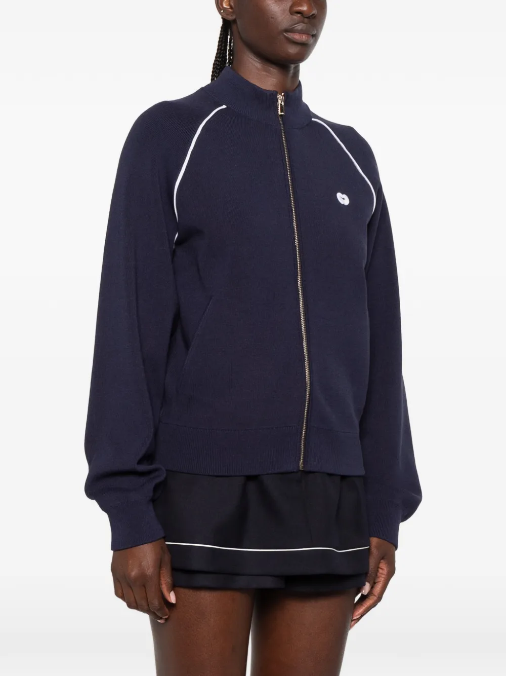 Maje Jack met rits Blauw