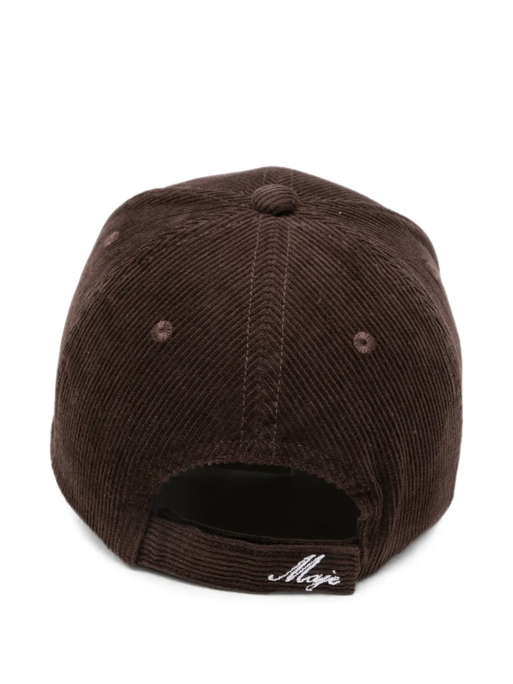 Maje Pet met hartpatch en ribfluwelen effect Bruin