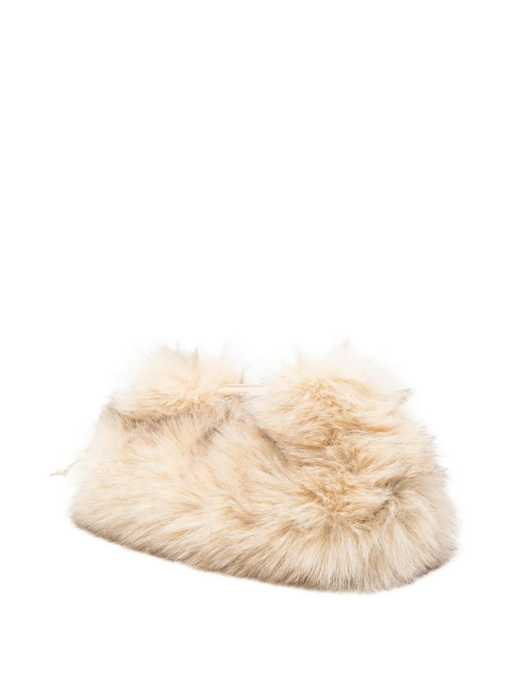 Maje Milpli shopper met lammy-effect Beige