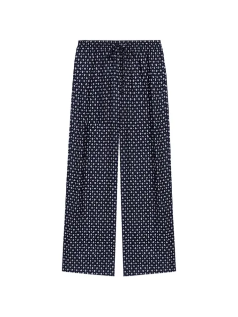 Maje wide-leg trousers with rhinestone print