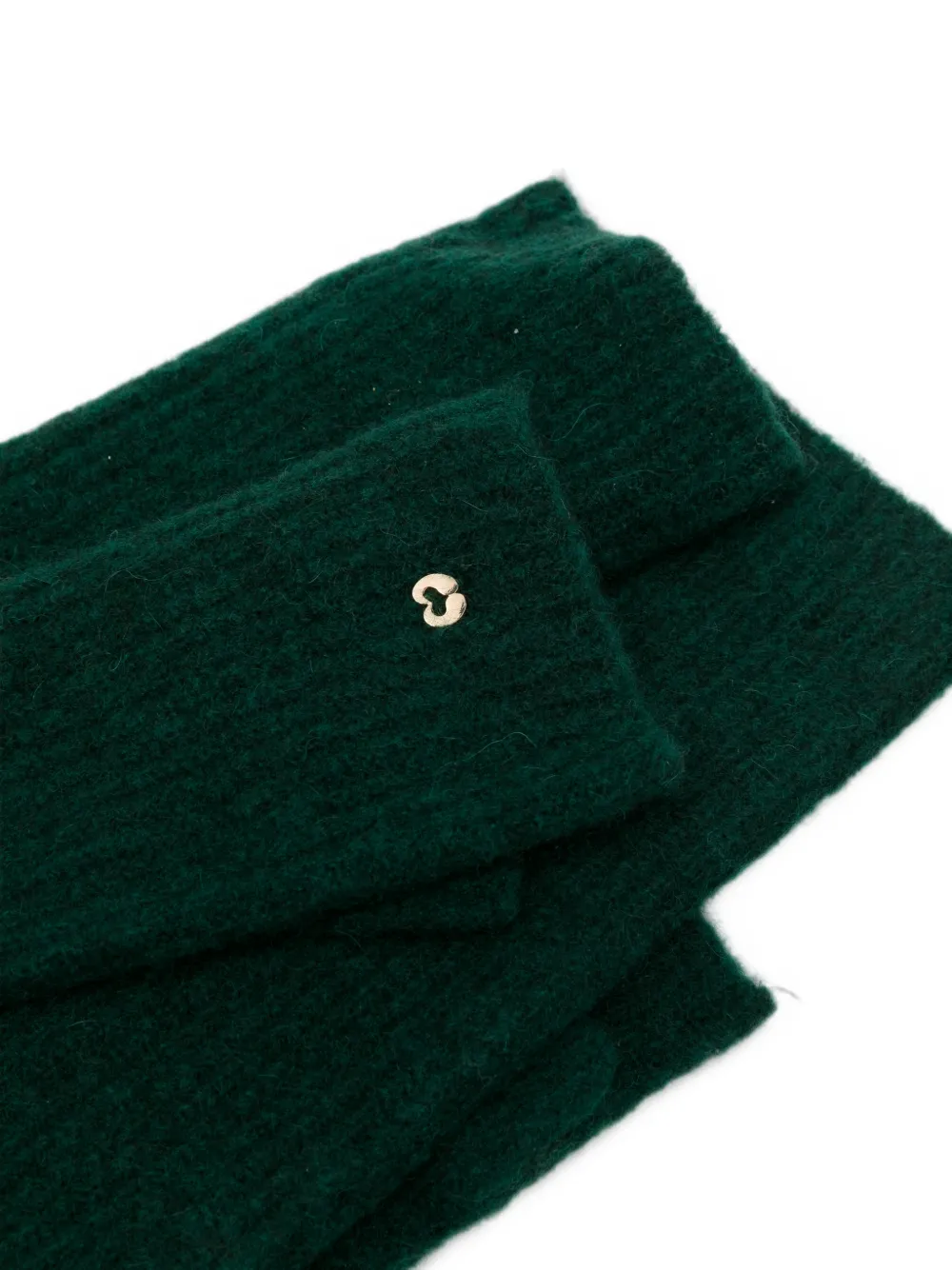 Maje Vingerloze handschoenen Groen