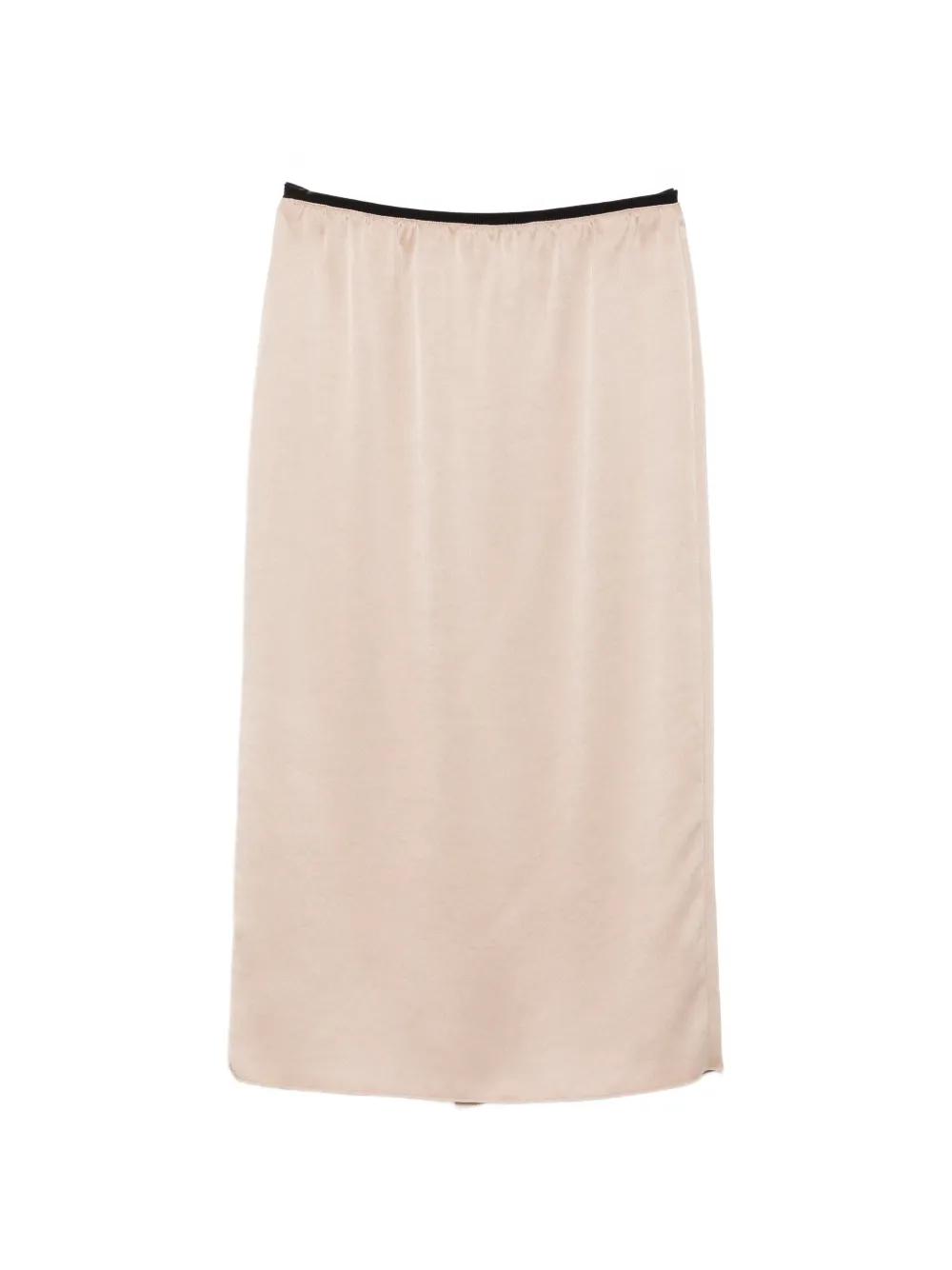Maje zip-fastening midi skirt - Nude