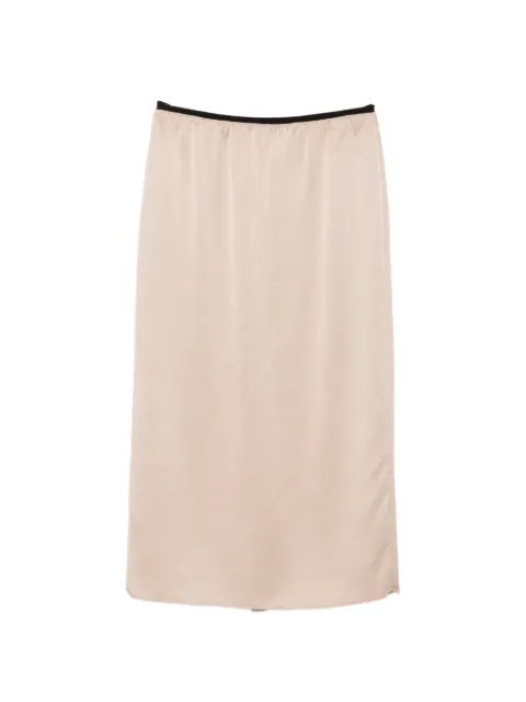 Maje zip-fastening midi skirt