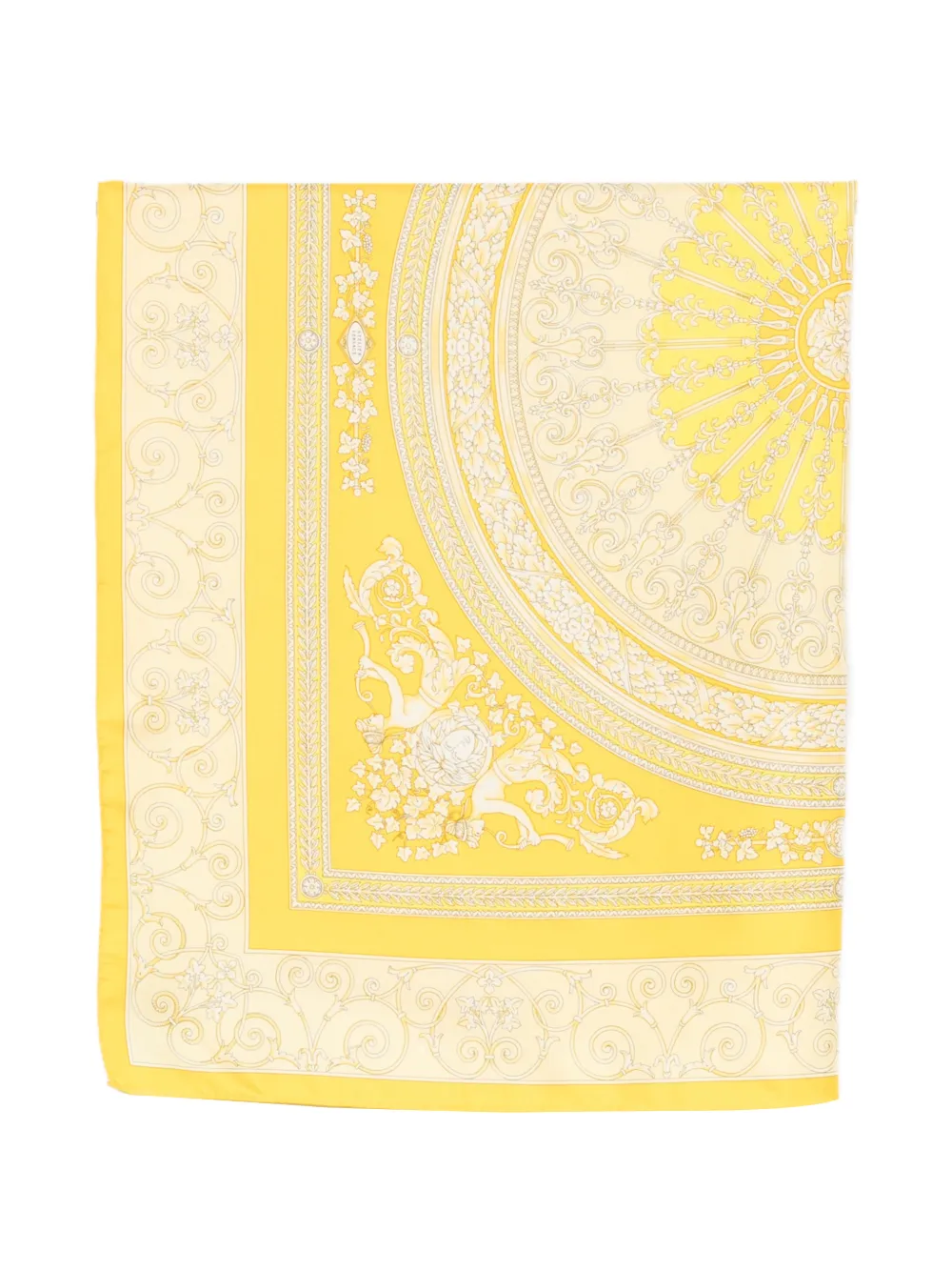 Versace Pre-Owned 1990s baroque-print scarf - Gelb
