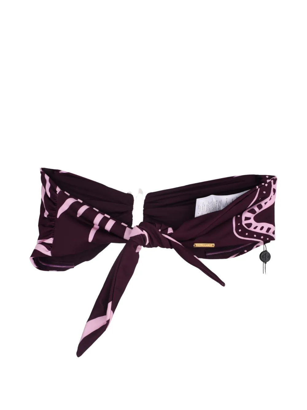 Cala de la Cruz Strapless bikinitop Paars