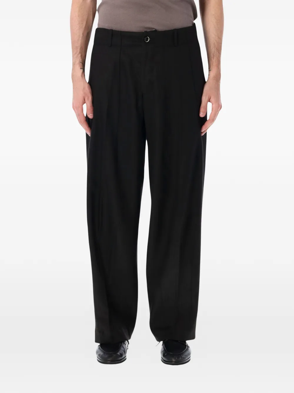 Nine In The Morning Damiano pleated trousers - Nero