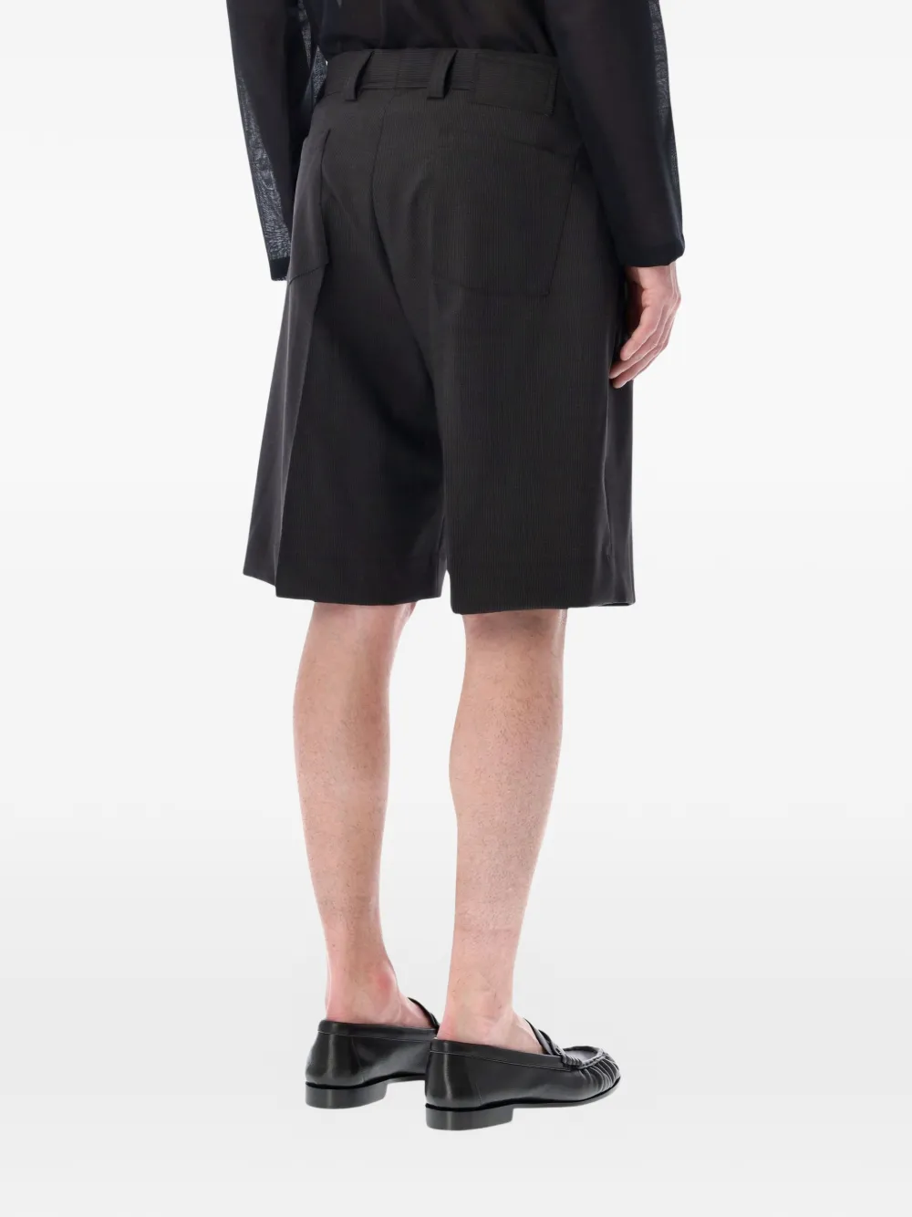 mfpen Geplooide shorts Zwart