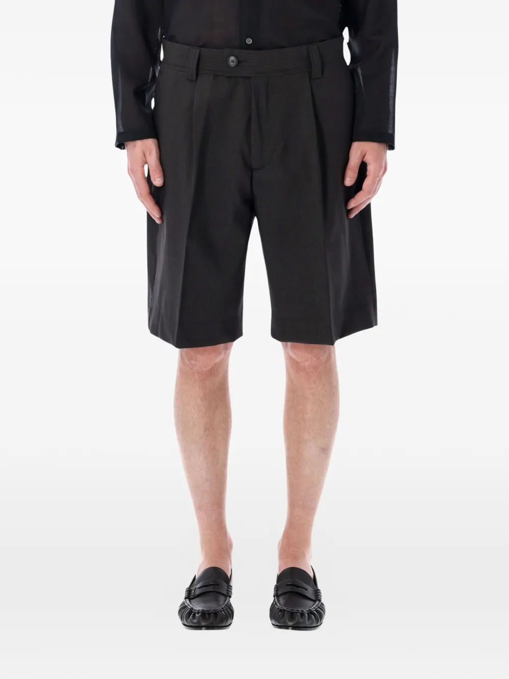 mfpen pleated shorts - Black