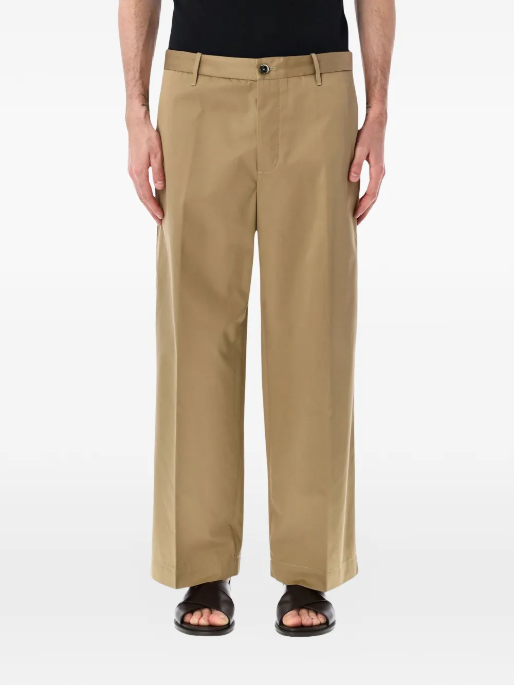 Nine In The Morning Thiago chino trousers - Toni neutri