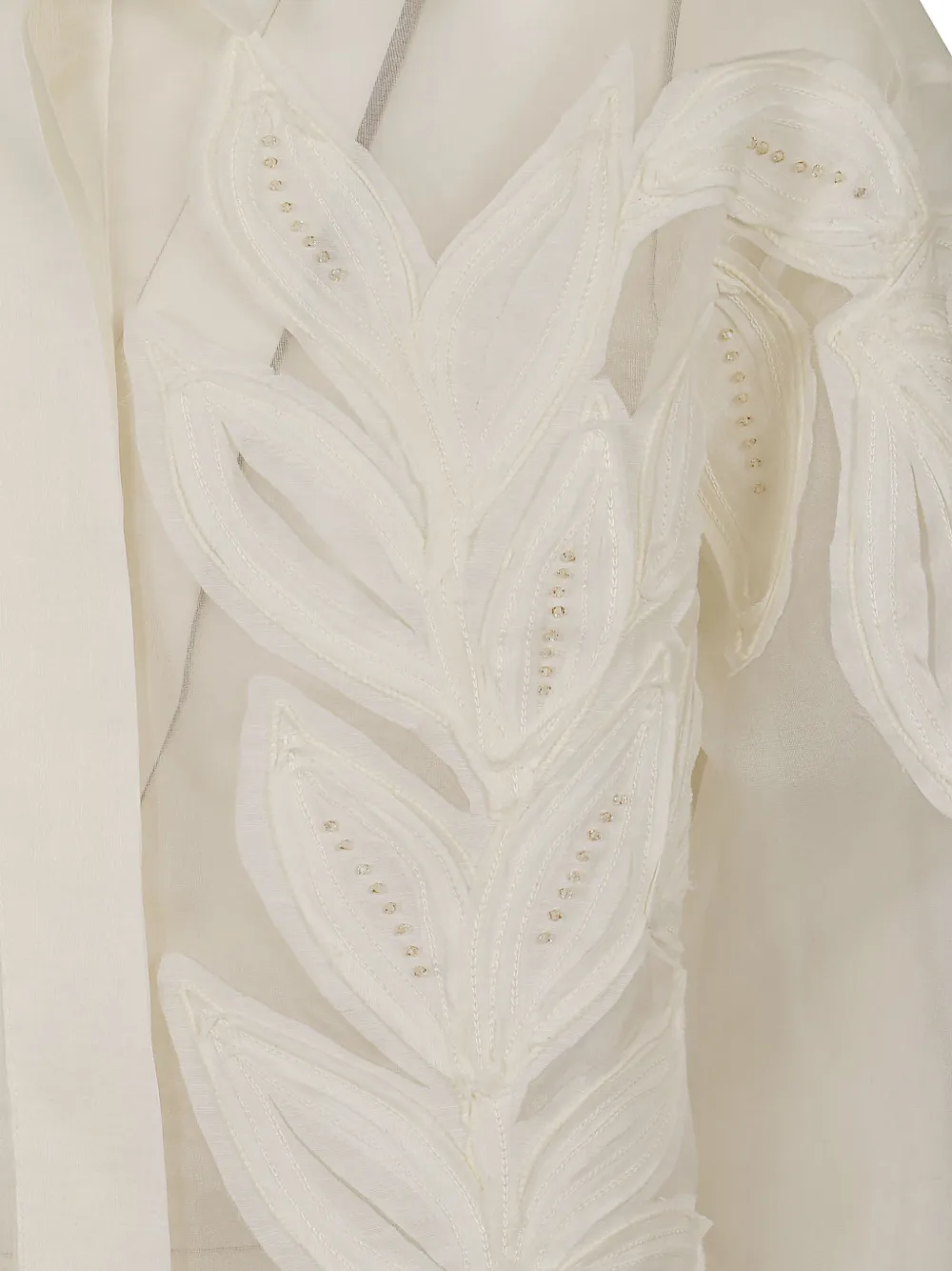 Antonelli Alessandra blouse met applicatie Wit