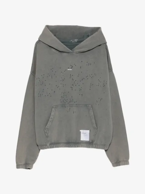 Satisfy distressed hoodie