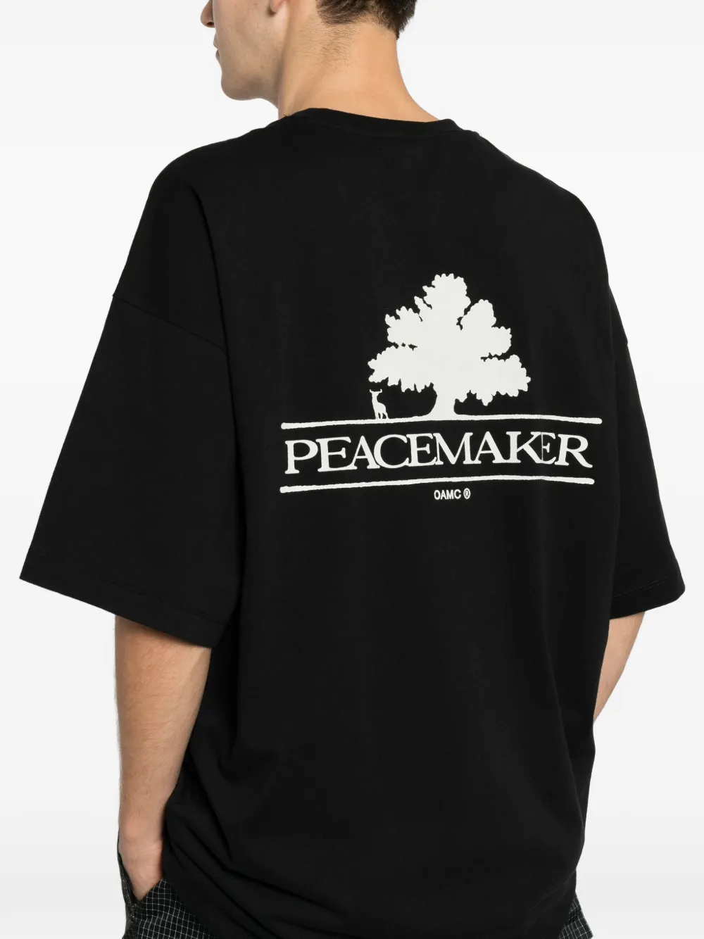 OAMC Peacemaker T-shirt met logoprint Zwart