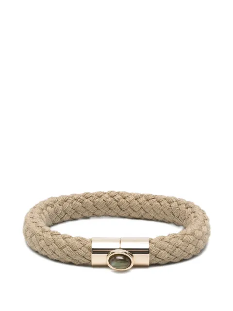 ISABEL MARANT Alma braided gemstone-embellished bracelet
