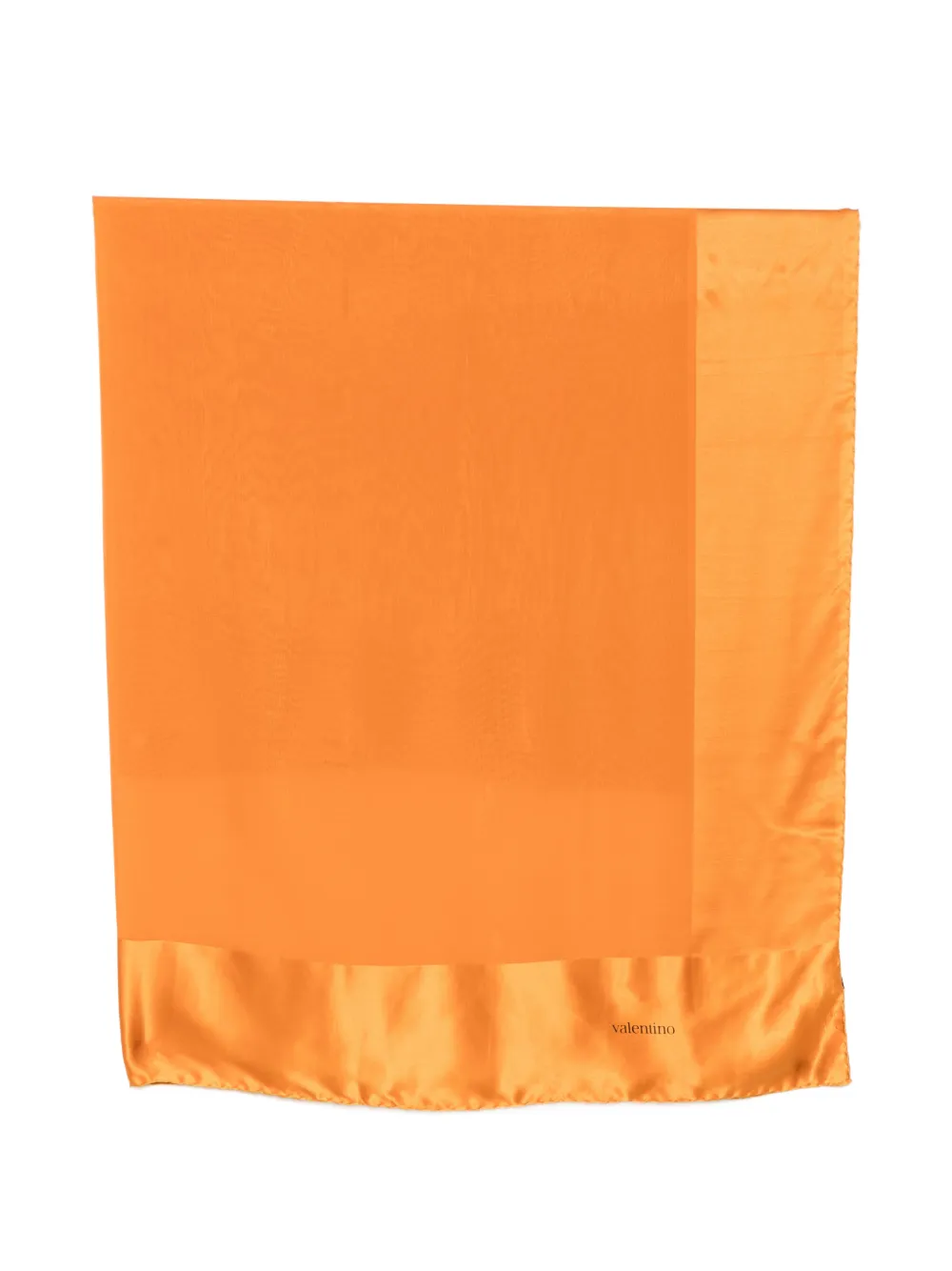 Valentino Garavani Pre-Owned 1990s square-shape scarf - Arancione