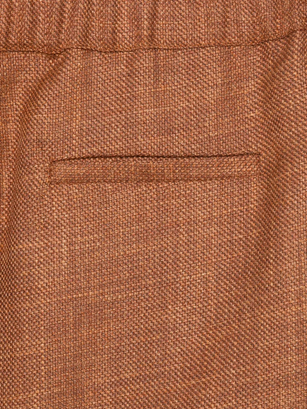 Barba Broek met elastische taille Bruin
