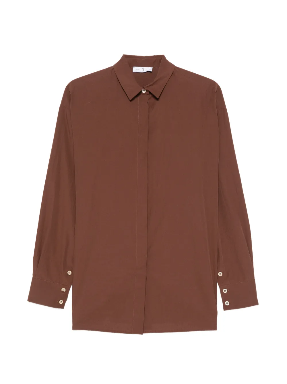 PT Torino button-cuff shirt - Marrone
