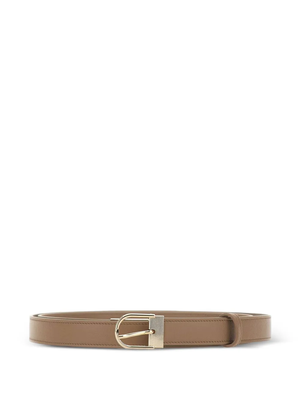 Victoria Beckham Dorian leather belt - Brown