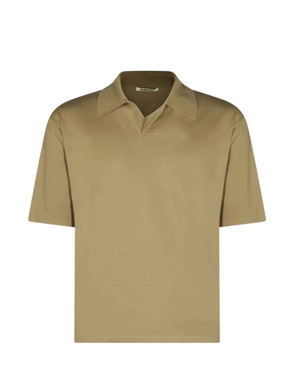 short-sleeve polo-collar T-shirt