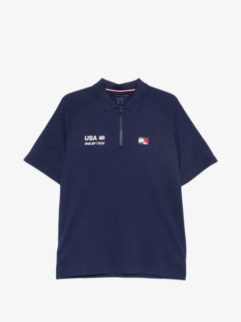 Tommy Hilfiger US Sail GP Poloshirt mit Logo-Print