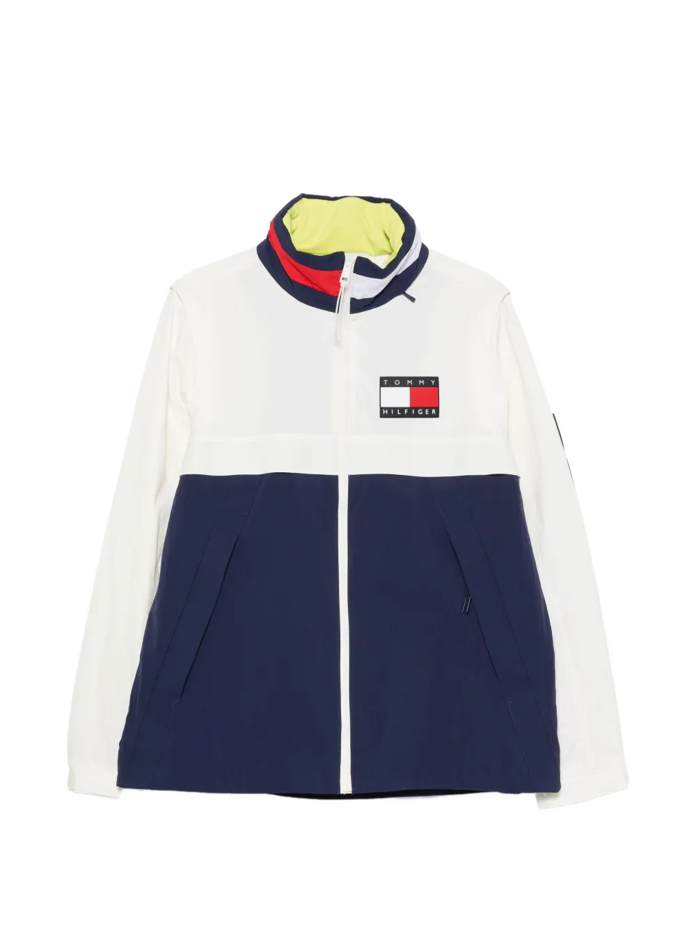 Tommy Hilfiger x US Sail GP logo-patch jacket - White