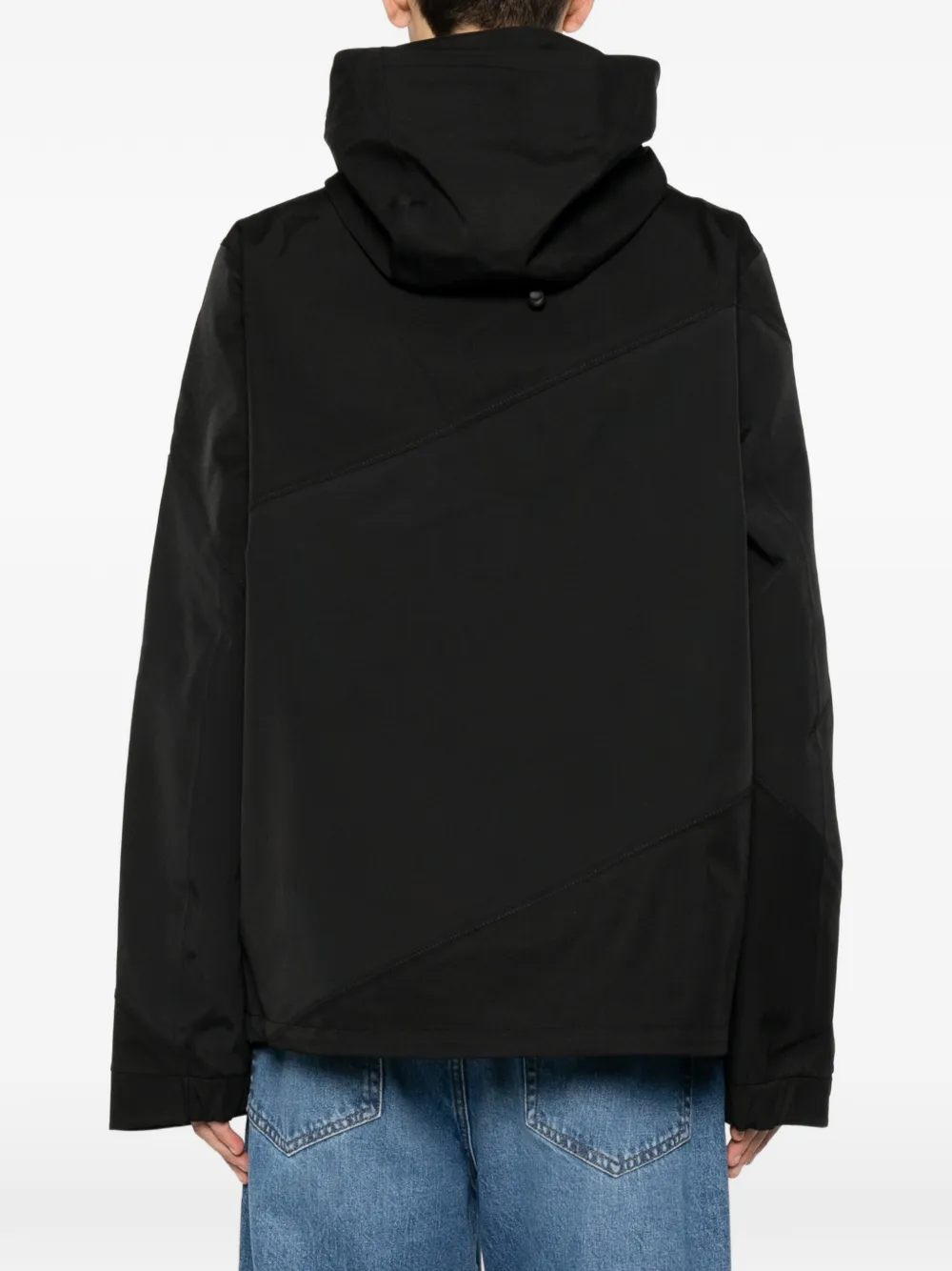 Tommy Hilfiger x US Sail GP jack met capuchon en logopatch Zwart
