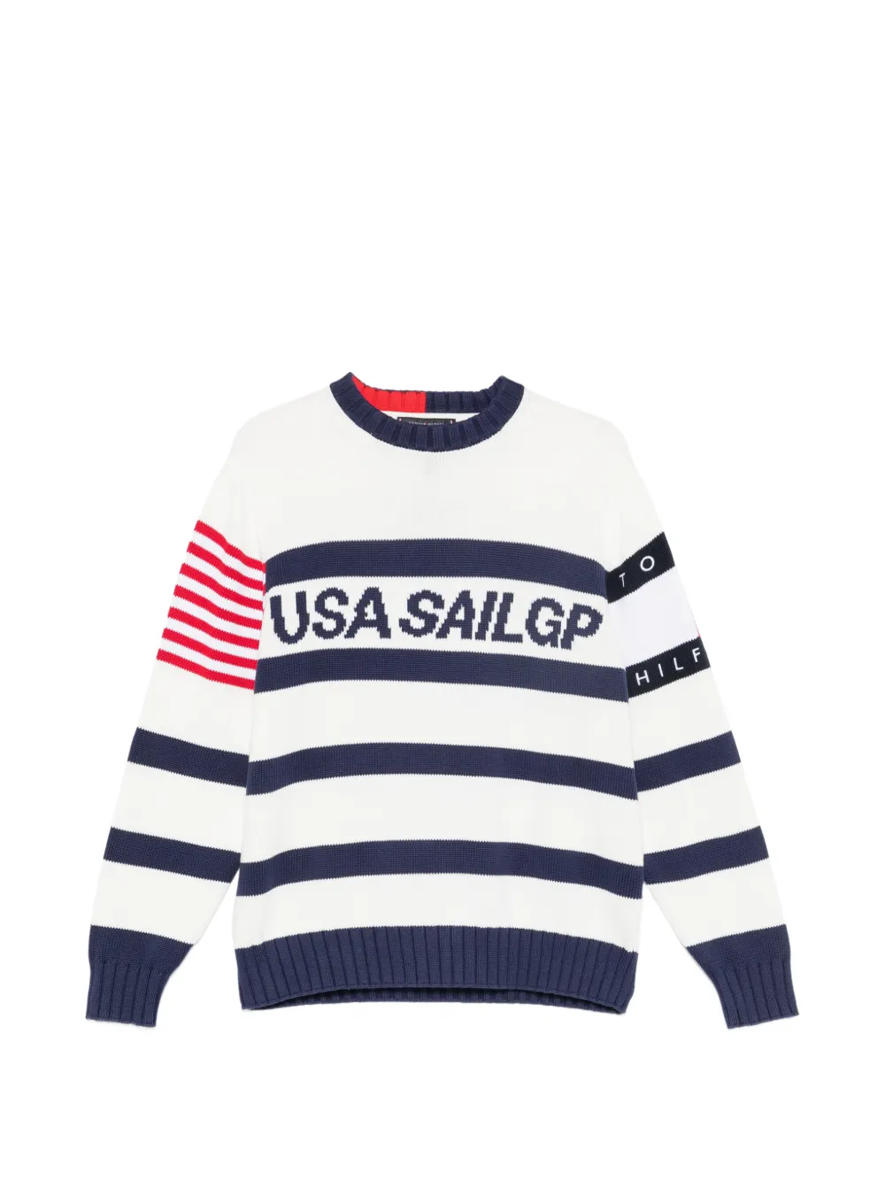 Tommy Hilfiger striped sweater - Bianco
