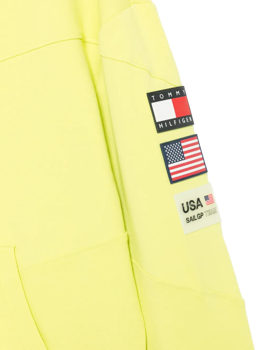 Tommy Hilfiger Hoodie met logopatch Geel