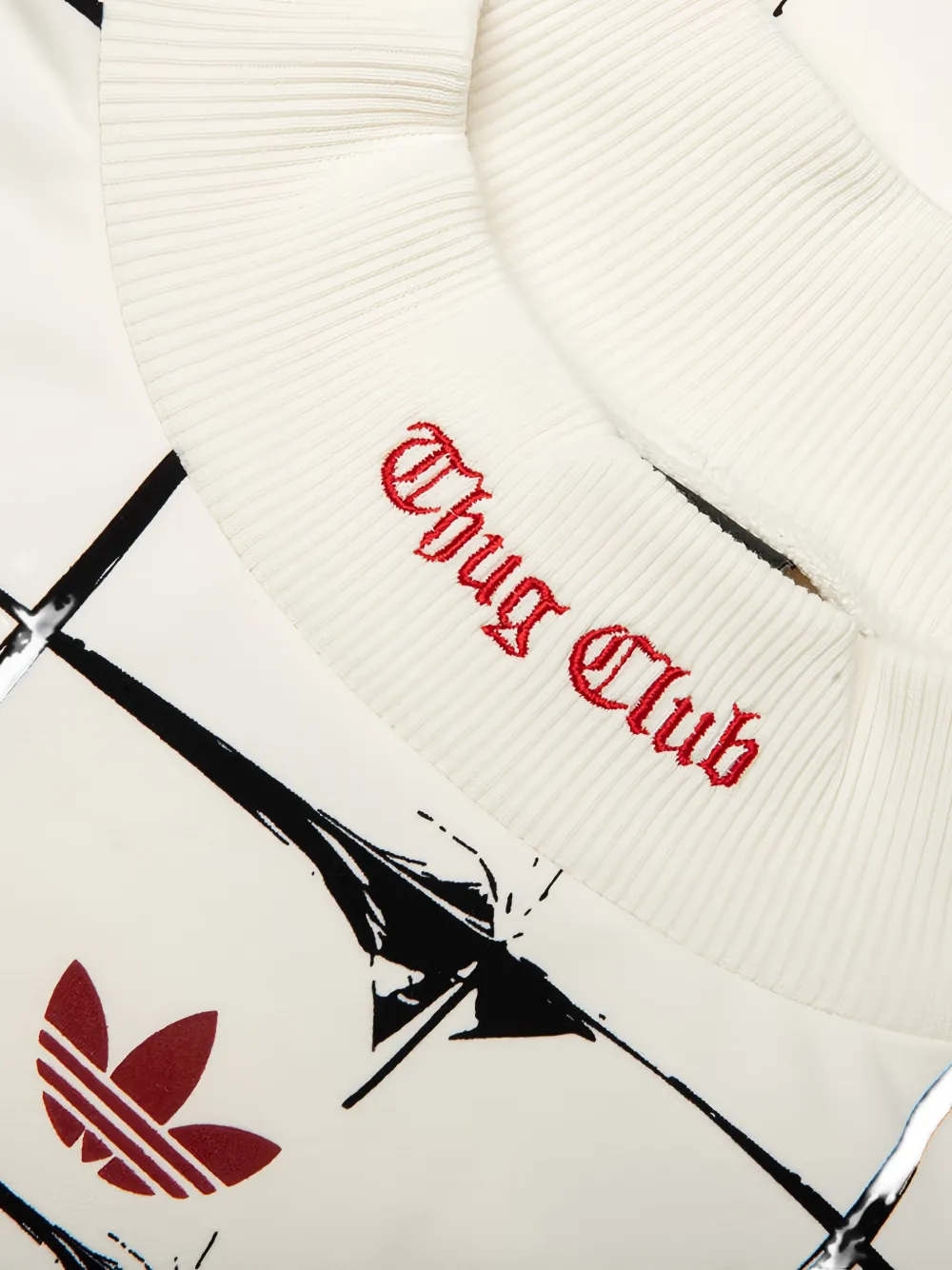 adidas x Thug Club T-shirt met lange mouwen Beige