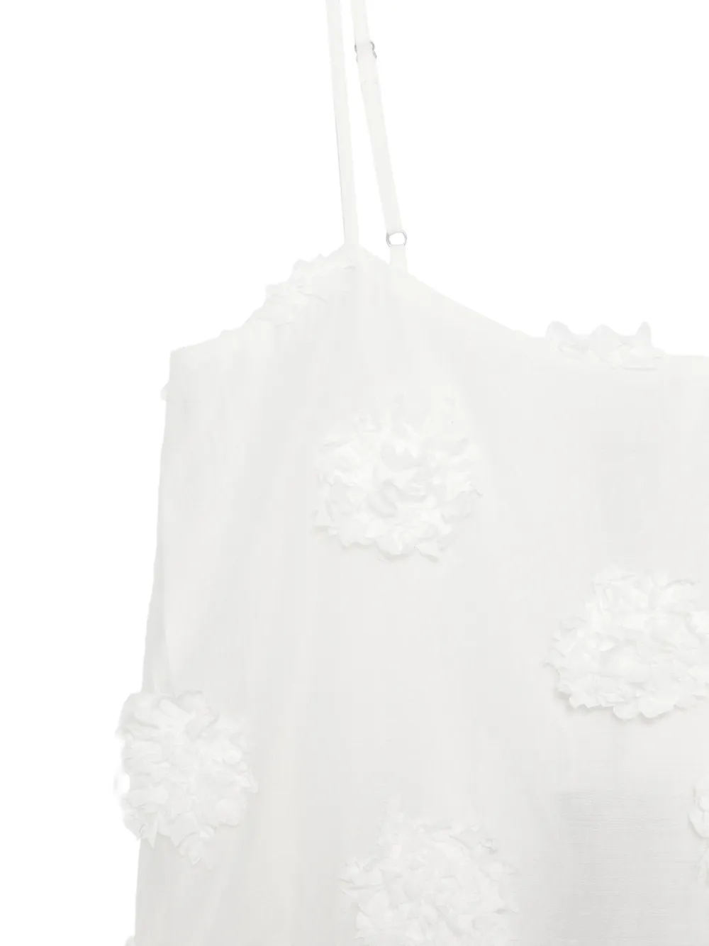  Herskind Top Frida Con Textura Floral - Blanco 